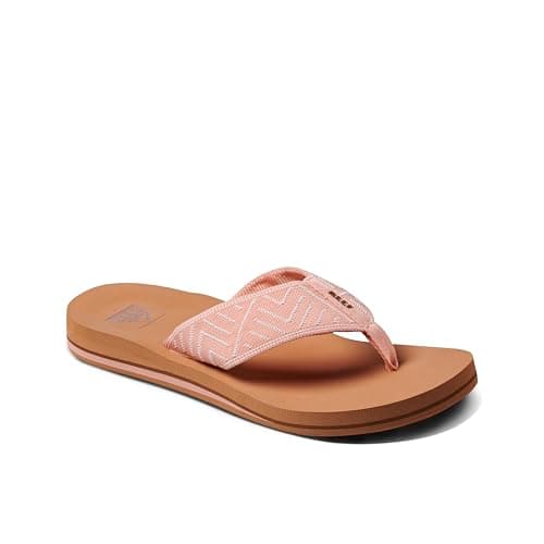 REEF Women's Soft-Woven Strap Beach Flip Flop with Cushion Footbed