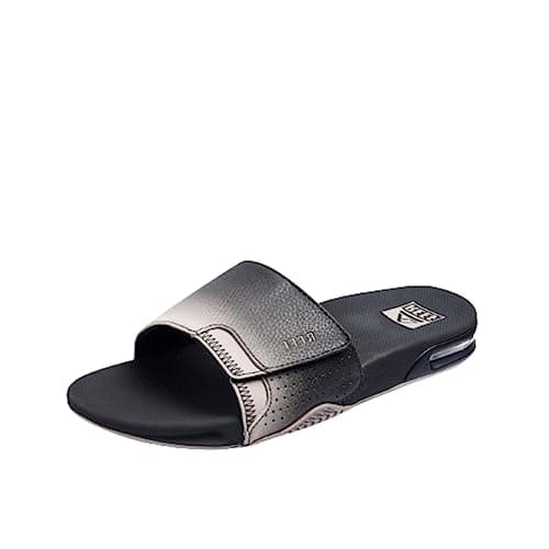 REEF Men's Fanning Slide Sandal, Arch Support, Durable Outsole, Water Friendly