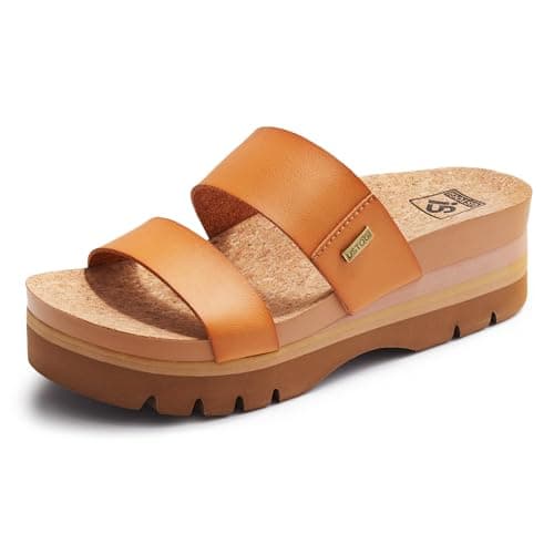 Ustogi Women's Higher Platform Arch Support Beach Sandals