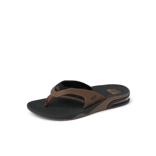 REEF Men's Bottle Opener Flip Flop, Arch Support, Durable Outsole