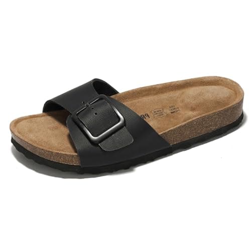 Project Cloud Women's Comfortable Memory Foam Genuine Leather Sandals