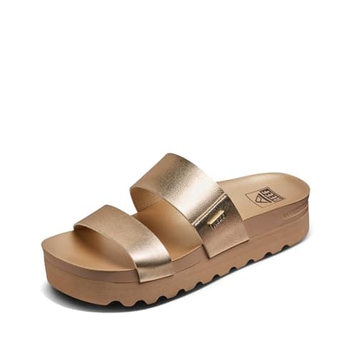 REEF Women's Cushion Vista Hi Platform Sandal - Comfortable Beach Hire