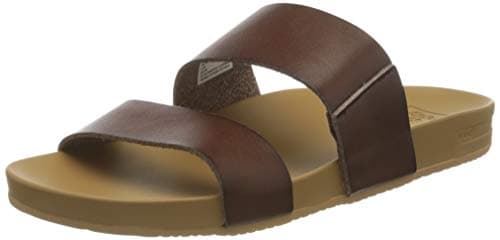 REEF Women's Vista Slide Sandal, Vegan Leather Strap