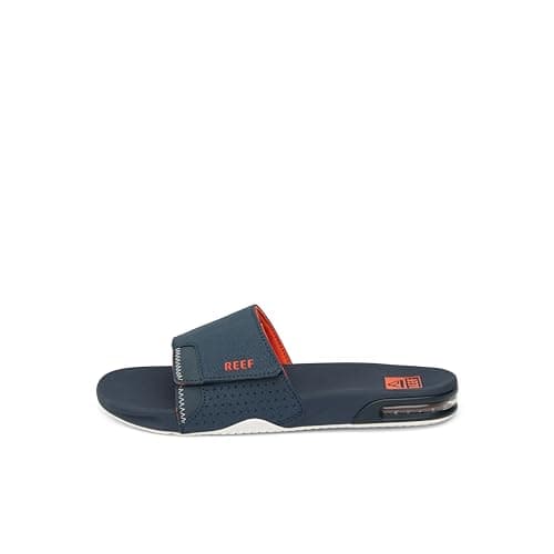 REEF Men's Fanning Slide Sandal, Arch Support, Durable Outsole, Water Friendly