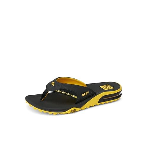 REEF Men's Arch Support Fanning Pregame Flip Flop, Durable Outsole, Water Friendly