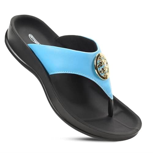 AEROTHOTIC Women's Strappy Arch Support Flip Flops Summer Essentials