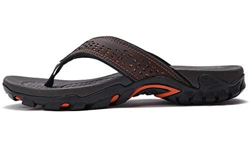 KIIU Mens Thong Sandals for Beach and Beyond