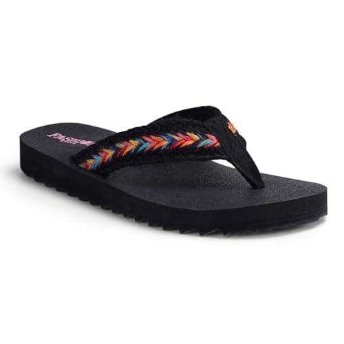 EZSURF Women's Arch Support Flip-Flops for Comfortable Yoga Mat Sandals