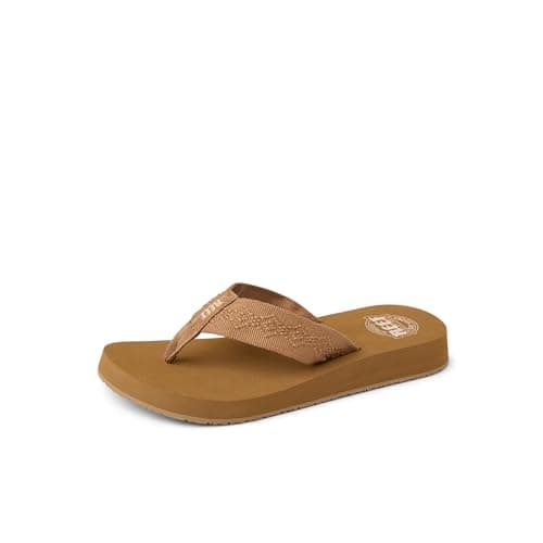 REEF Women's Sandy Flip-Flop Beach CasualComfortable Outdoor Sandals
|REEF Women's Sandy Flip-Flop Summer Lightweight Easy-Wear Footwear
|REEF Women's Sandy Flip-Flop Floral Design Casual Flats