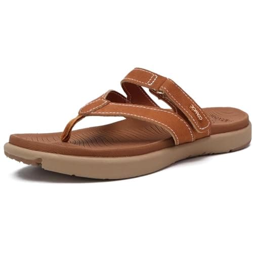 COFACE Women's Fashion Orthotic Flip Flops with Arch Support
