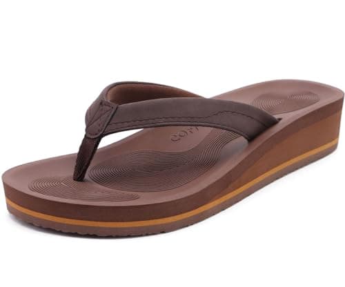 Comfortable COFACE Arch Support Thong Sandals for Women Beach and Indoor-Outdoor