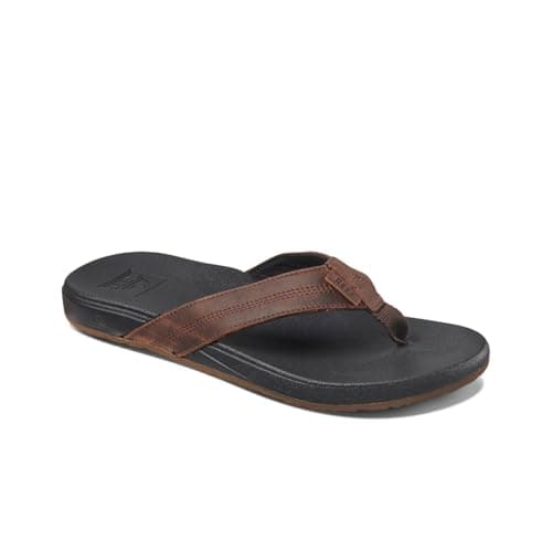 REEF Men's Phantom LE Flip Flop, Full Grain Leather Straps
