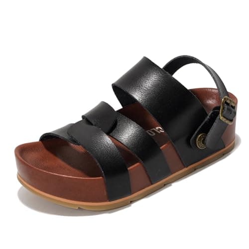 Proud Women's Cloud Platform Sandals - Memory Foam & Lightweight Non-Slip Beach Wedges