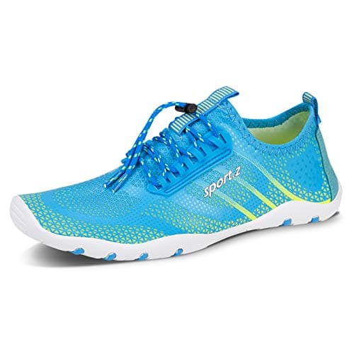 WateLves Mens & Womens Barefoot Beach Swim Shoes Quick-Dry Aqua Socks