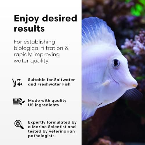 Brightwell Aquatics MicroBacter7 Bioculture for Fish Tank & Aquarium - Biological Filter Media Populator