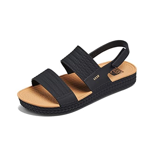 Water-Friendly Platform Sandal for Women with Adjustable Velcro Strap