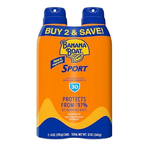 Banana Boat Sport Ultra SPF 30 Sunscreen Spray Twin Pack