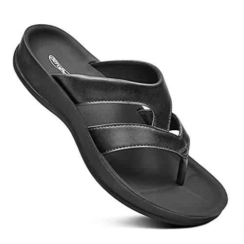 AEROTHOTIC Women's Strappy Arch Support Flip Flops Summer Essentials