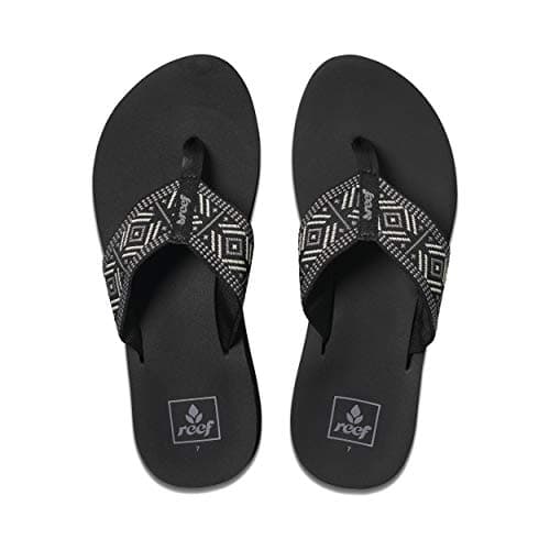 REEF Women's Soft-Woven Strap Beach Flip Flop with Cushion Footbed