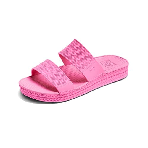 REEF Water Vista Slide Women's Platform Sandals, Water Friendly, Arch Support