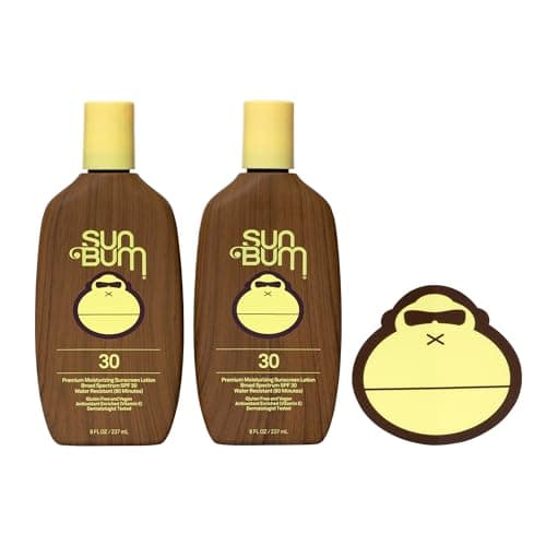 Sun Bum Original SPF 30 Moisturizing Sunscreen, Vegan & Hawaii 104 Compliant, 8oz, 2 Pack