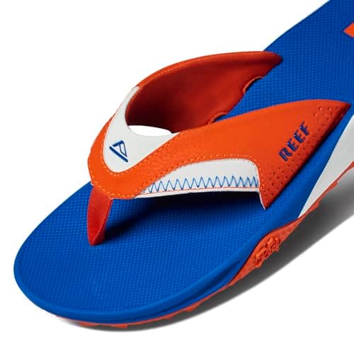 REEF Men's Arch Support Fanning Pregame Flip Flop, Durable Outsole, Water Friendly