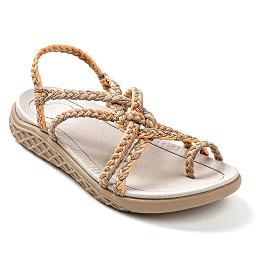 Plaka Explore Women's Comfortable Walking and Hiking Sandals | Arch Support, Waterproof & Travel Perfect