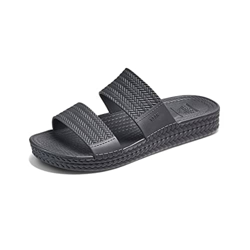 REEF Water Vista Slide Women's Platform Sandals, Water Friendly, Arch Support