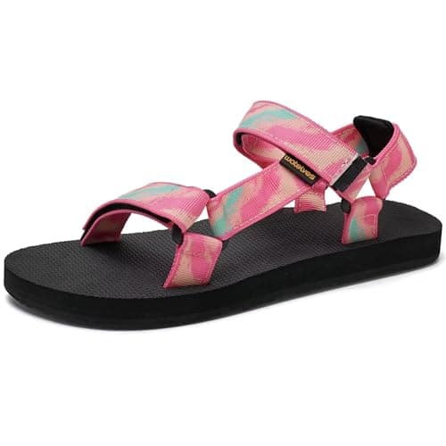 WateLves Women's Arch-Support Hiking Sandals for Outdoor Travel