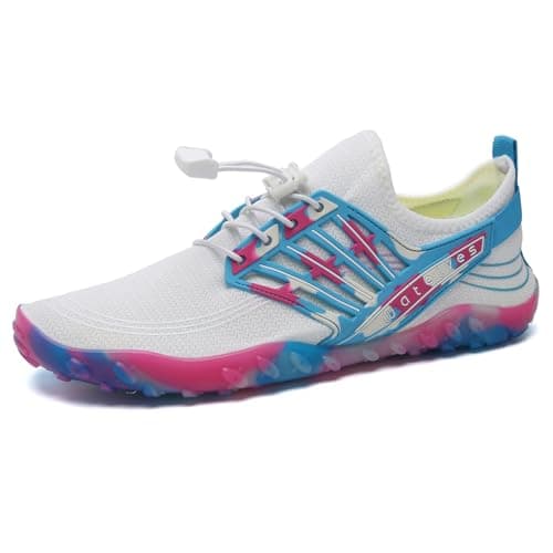 WateLves Mens & Womens Barefoot Beach Swim Shoes Quick-Dry Aqua Socks