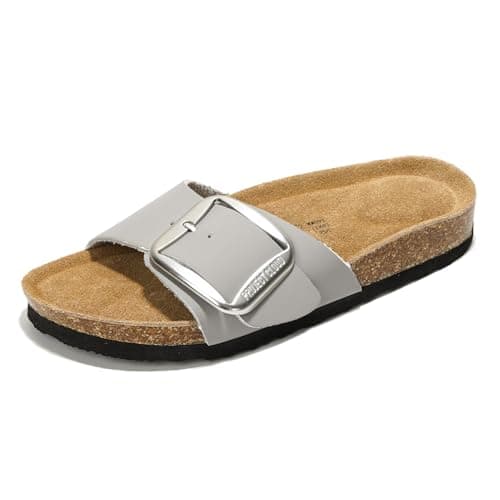 Project Cloud Women's Comfortable Memory Foam Genuine Leather Sandals