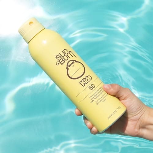 Sun Bum Kids SPF 50 Clear Body Spray | Water-Resistant & Hawaii 104 Compliant