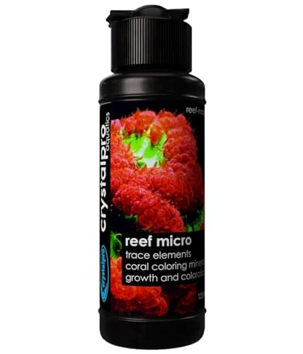 Reef Micro Coral Coloring Mineral Additive - Healthy Growth & Coloration for Reef Aquariums - Treats 3300 Gallons