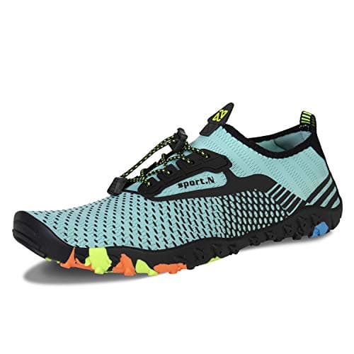 WateLves Mens & Womens Barefoot Beach Swim Shoes Quick-Dry Aqua Socks