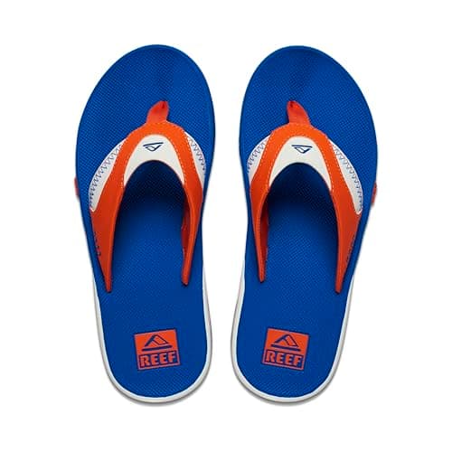 REEF Men's Arch Support Fanning Pregame Flip Flop, Durable Outsole, Water Friendly