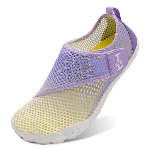 L-RUN Barefoot Water Shoes for Women & Men Aqua Sock Hiking & Swimming