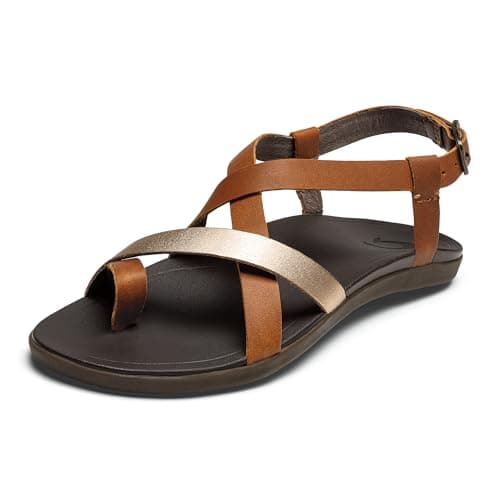 OLUKAI Upena Women's Quick-Dry Beach Sandals, Water Resistant & Comfortable