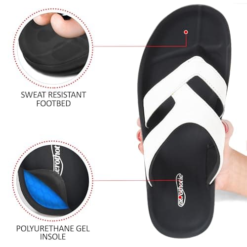 AEROTHOTIC Women's Strappy Arch Support Flip Flops Summer Essentials