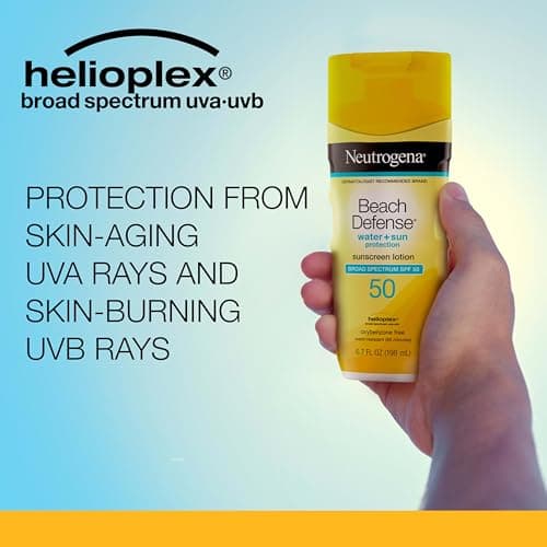 Neutrogena Beach Defense SPF 50 Oil-Free Face & Body Sunscreen