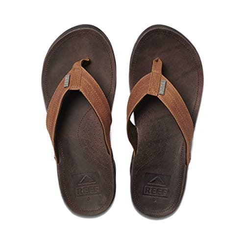 REEF J-Bay III Men's Full Grain Leather Flip Flop