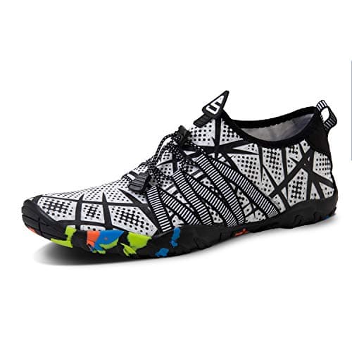 WateLves Mens & Womens Barefoot Beach Swim Shoes Quick-Dry Aqua Socks