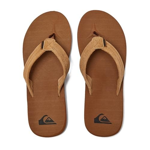 Quiksilver Men's Carver Suede Flip Flop Sandal