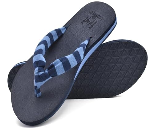 KuaiLu Arch Support Yoga Mat Thong Sandals for WomenComfortable Summer Beach Walking