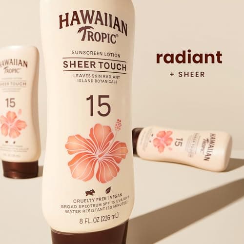 Hawaiian Tropic Sheer Touch Sunscreen SPF 15, 8oz