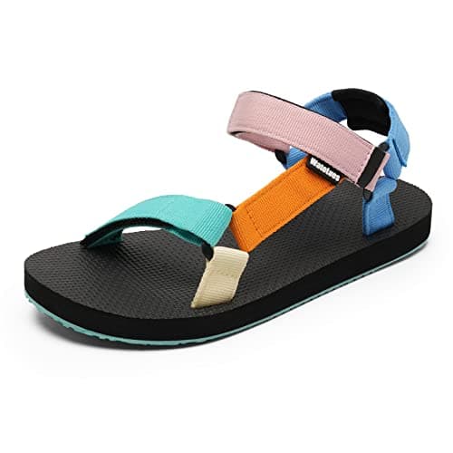 WateLves Women's Arch-Support Hiking Sandals for Outdoor Travel