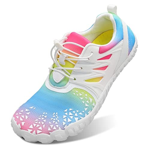 L-RUN Barefoot Water Shoes for Women & Men Aqua Sock Hiking & Swimming