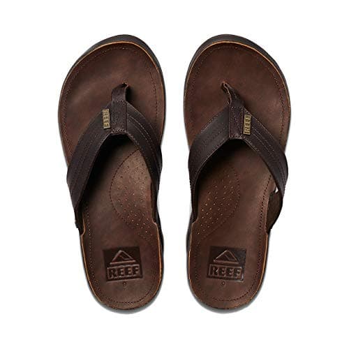 REEF J-Bay III Men's Full Grain Leather Flip Flop
