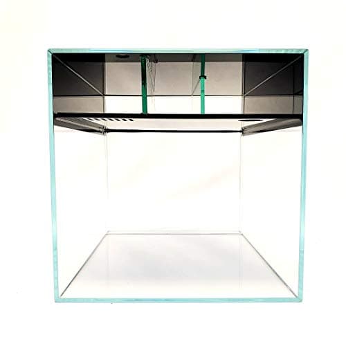 LIFEGARD Low Iron Clear Crystal Aquarium with Built-in Filter – 1.2 GPH Direct Jet Flow