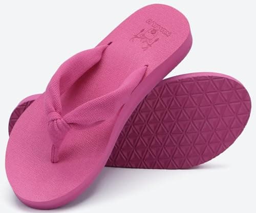 KuaiLu Arch Support Yoga Mat Thong Sandals for WomenComfortable Summer Beach Walking