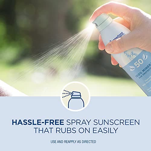 Coppertone Pure and Simple Spray Sunscreen SPF 50, 5 Ounce (Pack of 3)